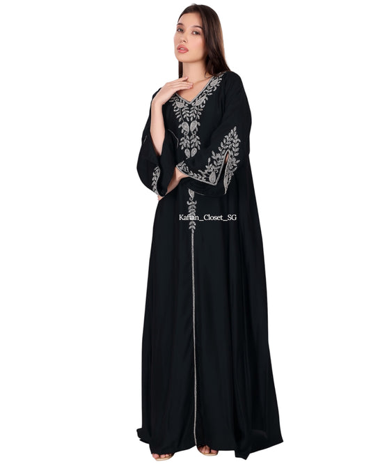 Sandra Series - Black (Slit Sleeves)