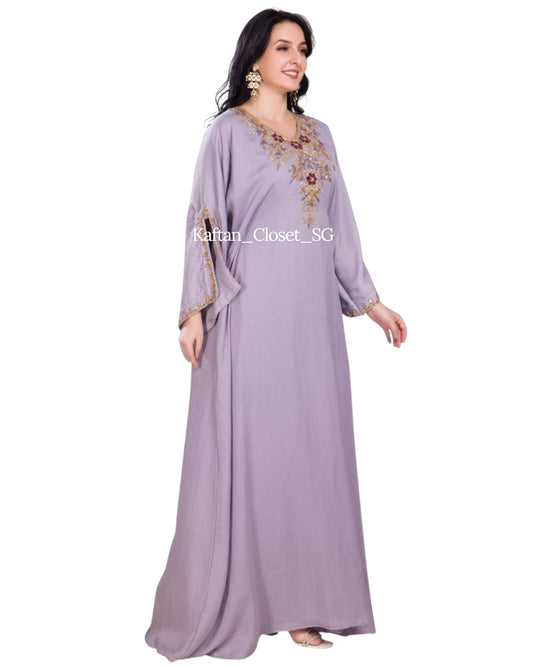 Naura II- Slit sleeves - Lilac