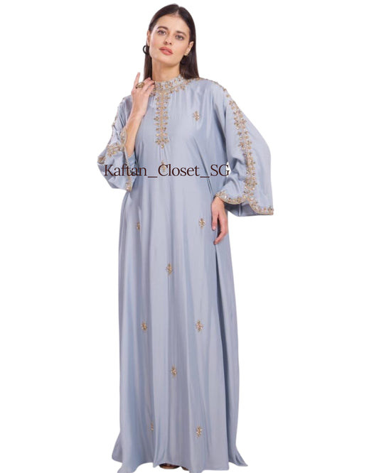 Inka High Neck - Powder Blue