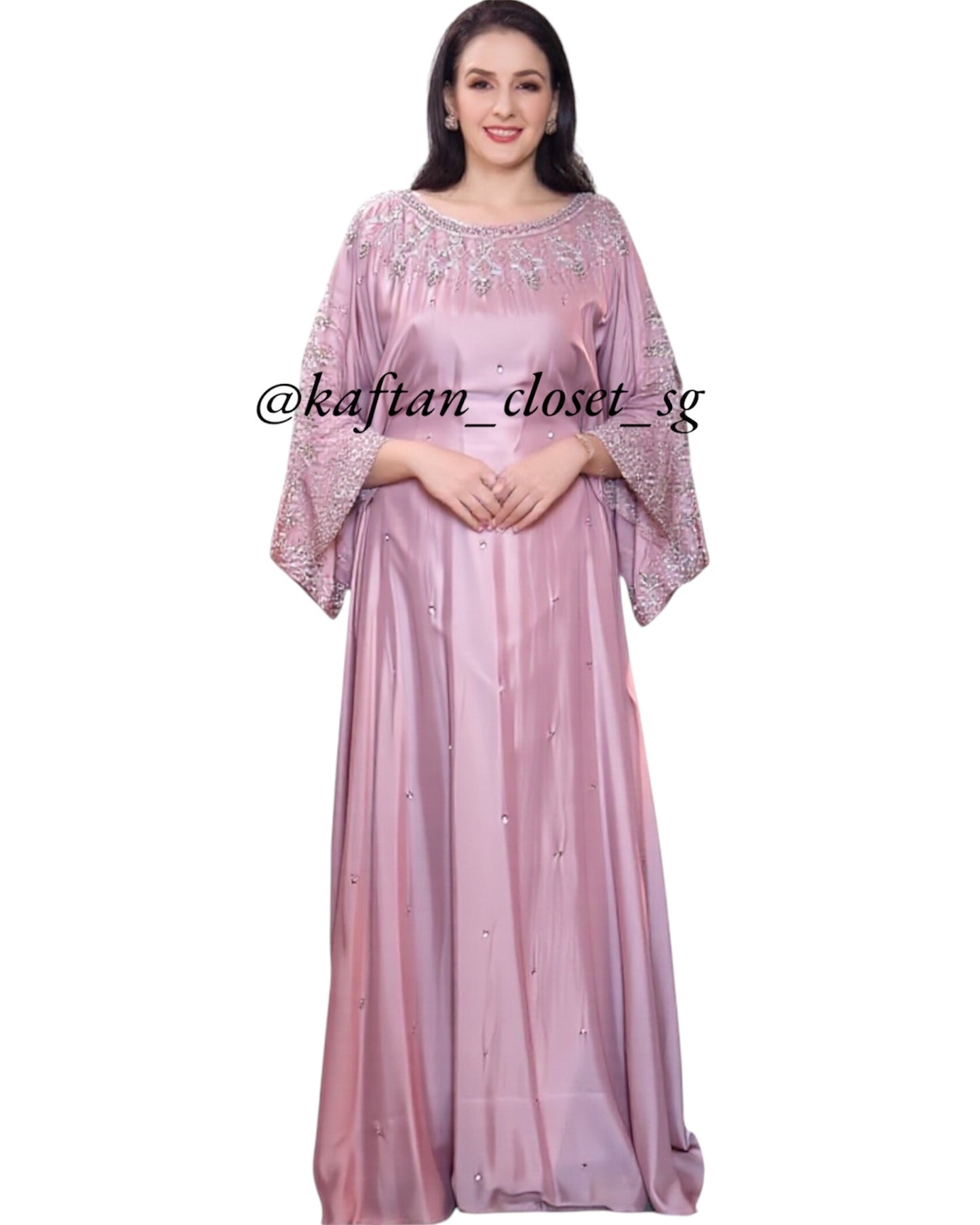 Astrid Open Sleeves Series- Baby Pink