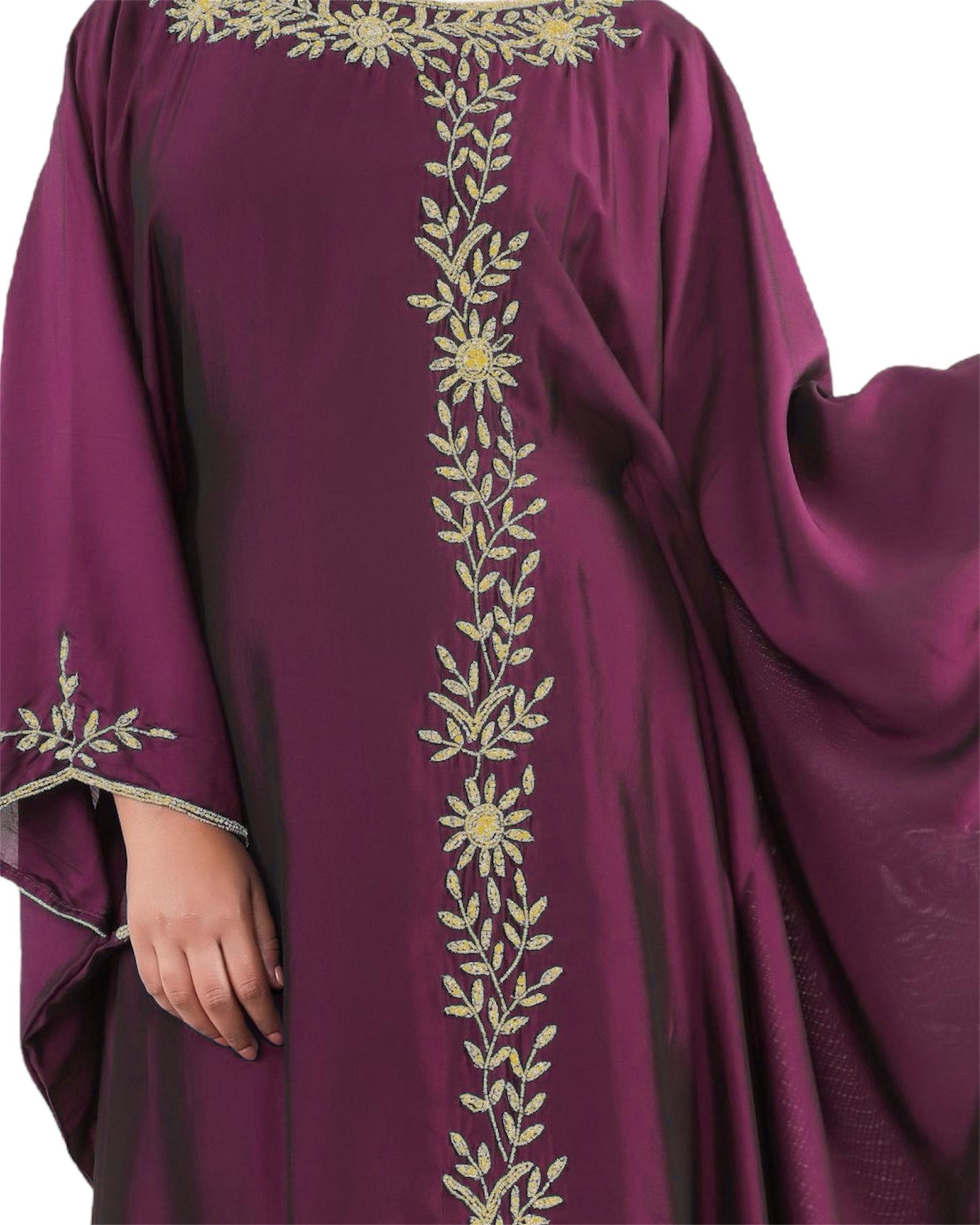 Celesta Gold- Burgundy