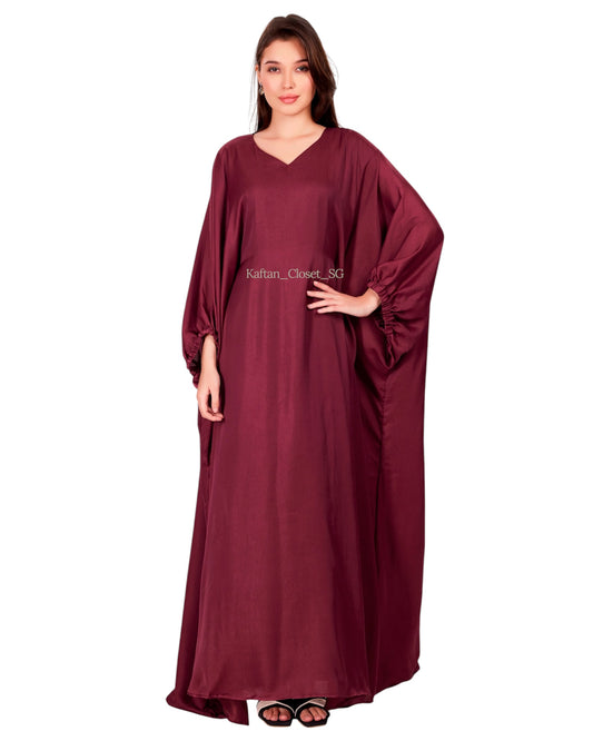 Lantern- Linen Blend (Burgundy)