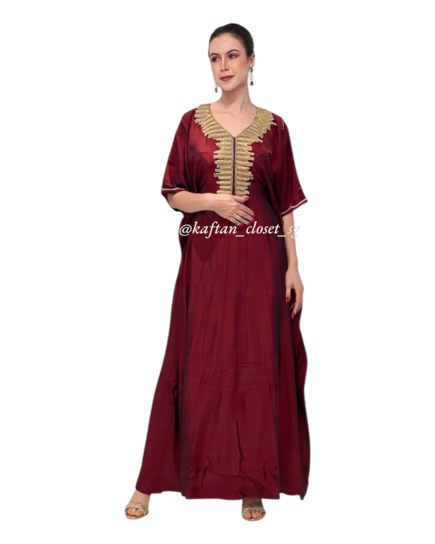 Nova short sleeves- maroon