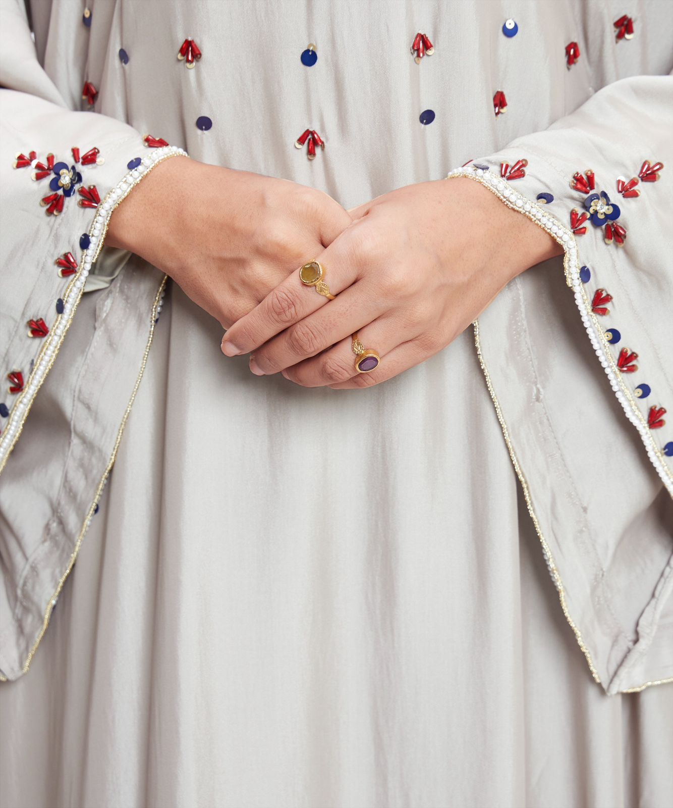 Allure II (High Neck)- Silver Khaki