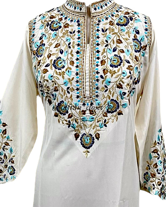 Mayang Threadwork Series- Cream White