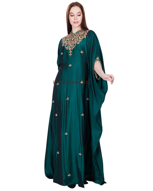 Rhea High Neck Series- Emerald Green