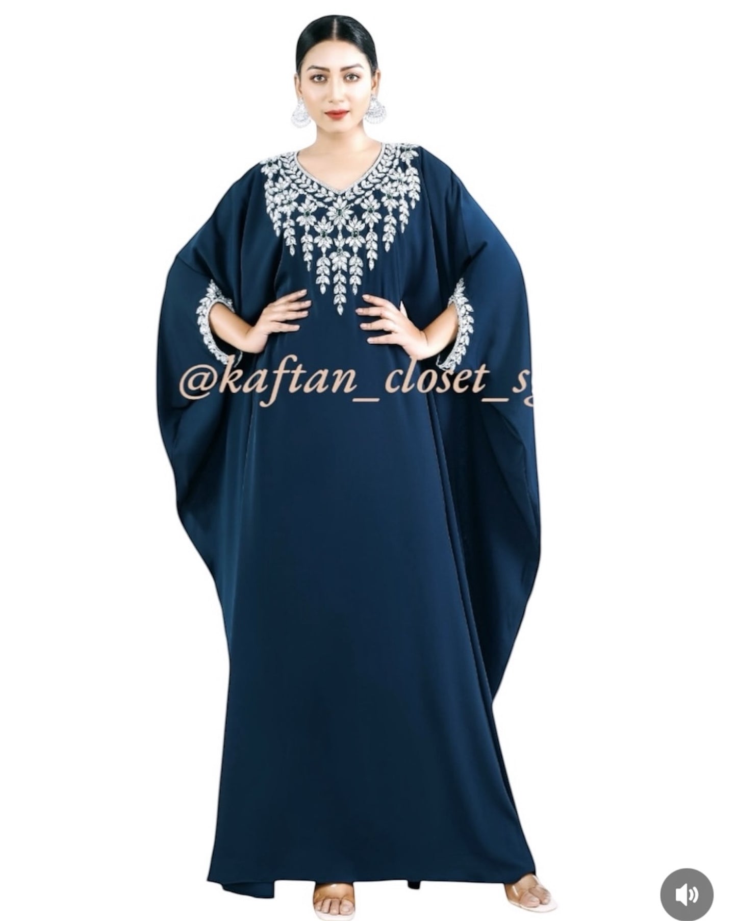 Hayati Series - Nav Blue Kaftan