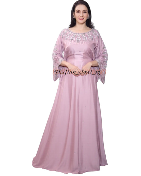 Astrid Open Sleeves Series- Baby Pink