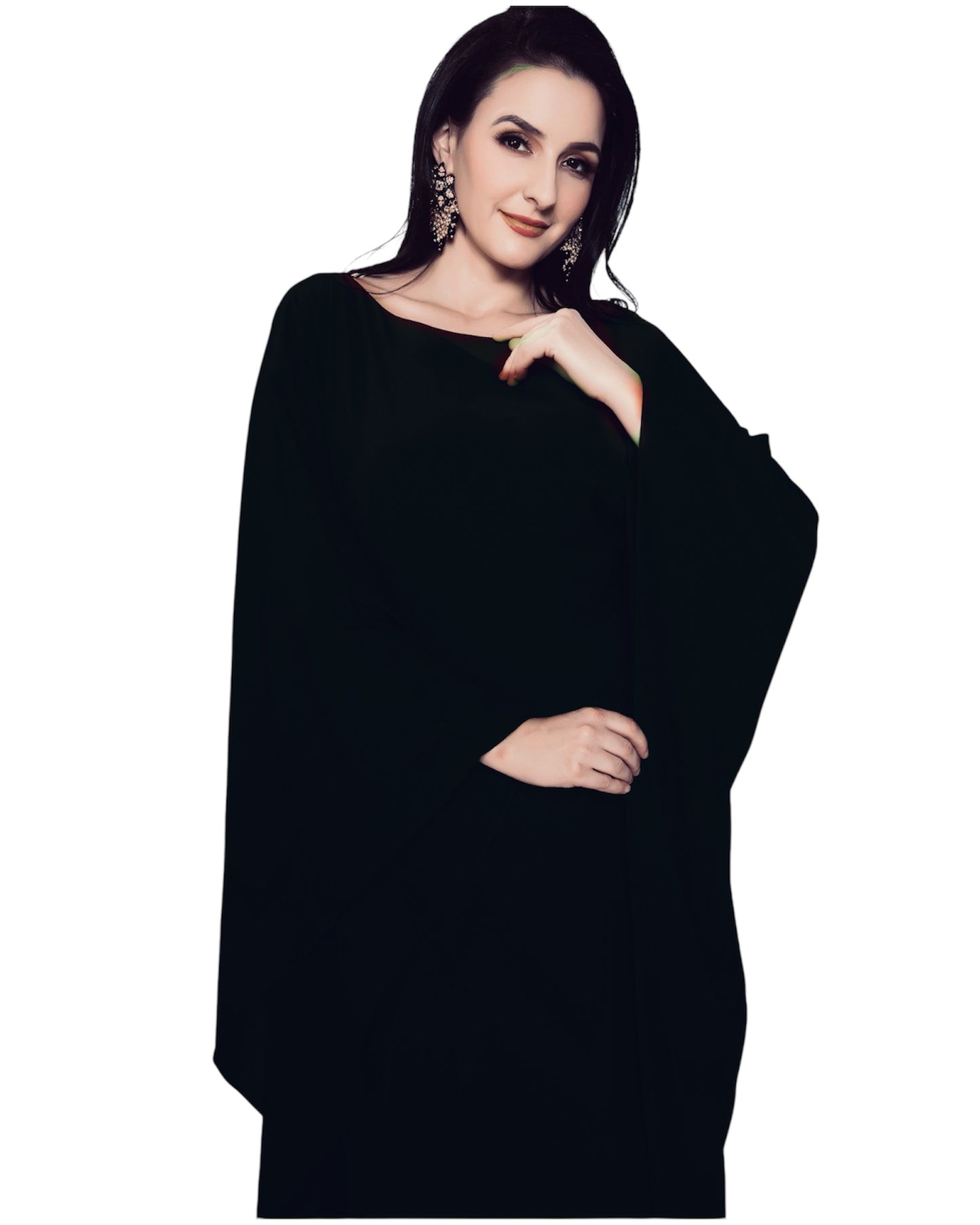 Butterfly Abaya- Black
