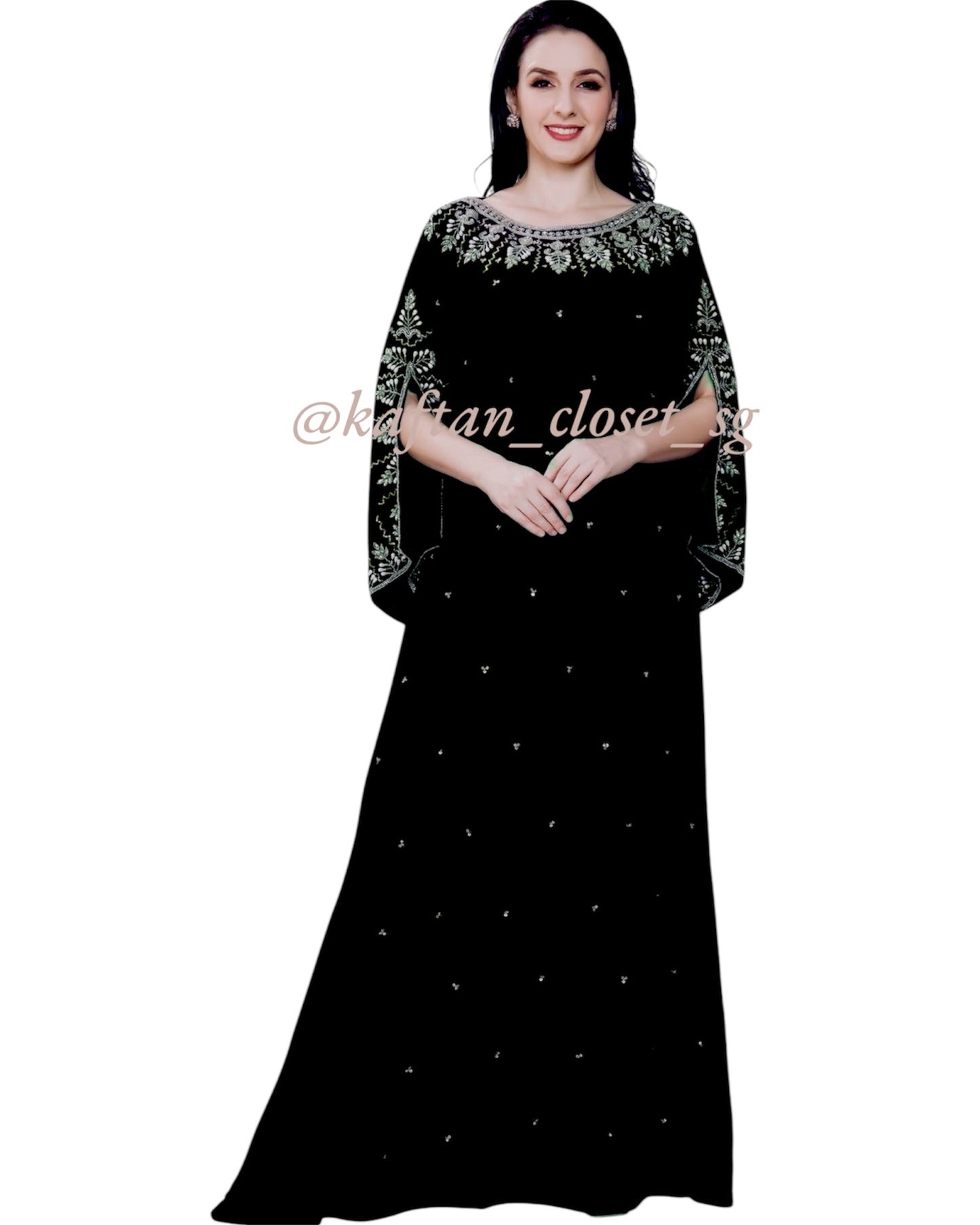 Astrid Open Sleeves Series- Black