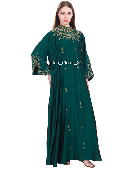Juliette II High Neck- Emerald Green
