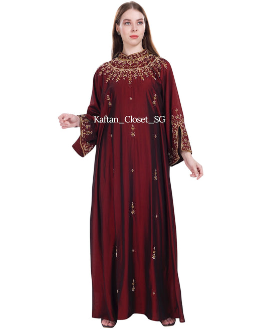 Juliette II High Neck- Maroon