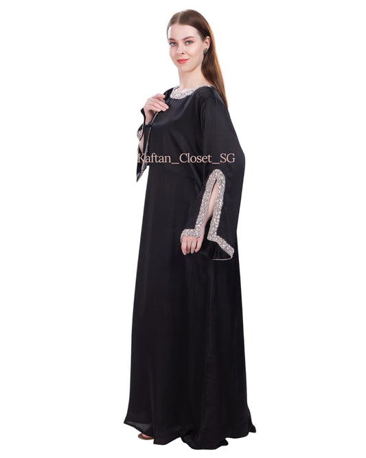 Jacinda Satin Series- Black
