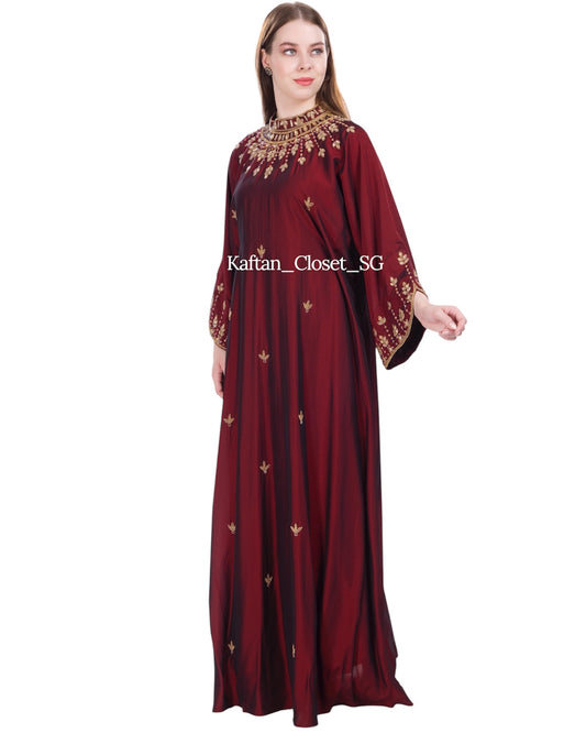 Bianca High Neck - Maroon