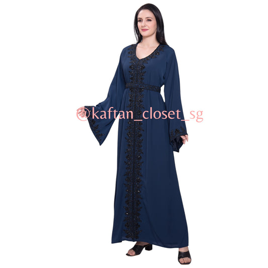 Noir Jalabiya - Midnite Blue