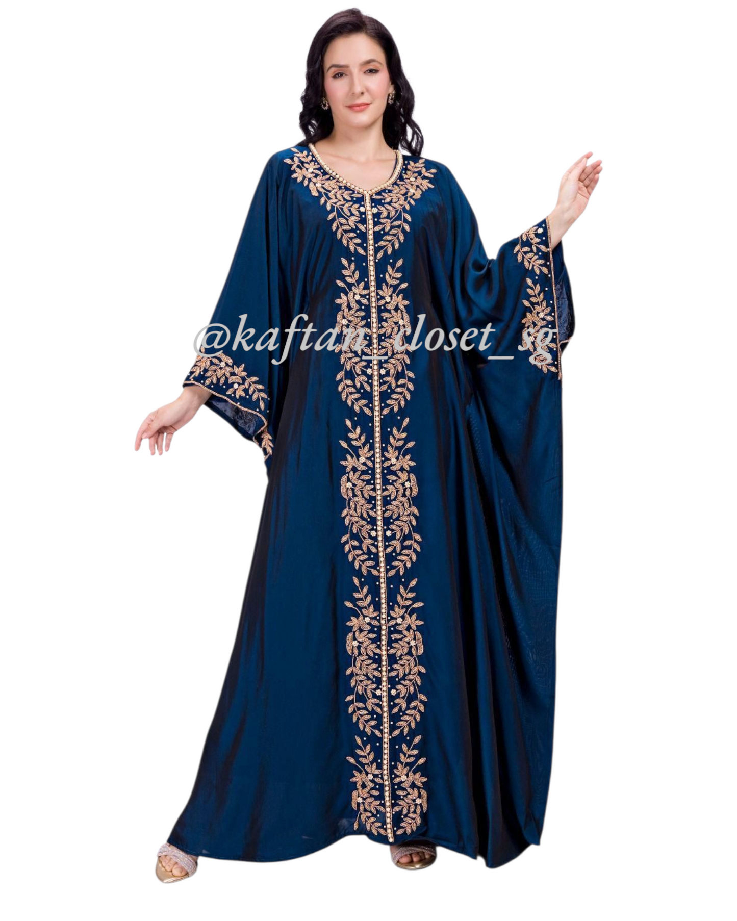 Camille Rose Gold- Navy Blue