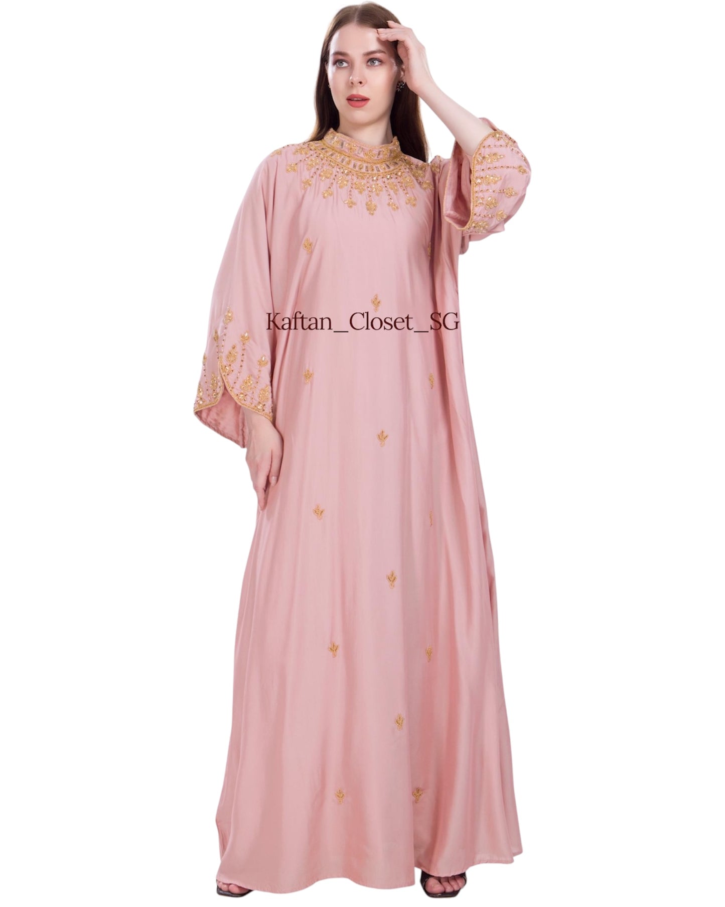 Bianca High Neck - Baby Pink