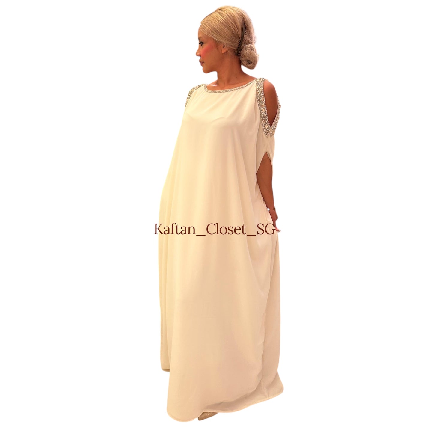 Made to order: Open Shoulders Kaftan (Western style)