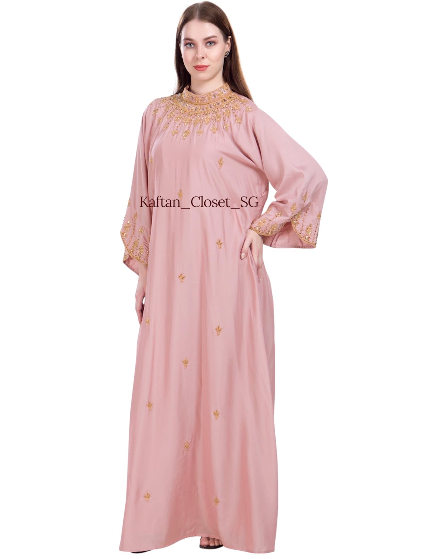 Bianca High Neck - Baby Pink