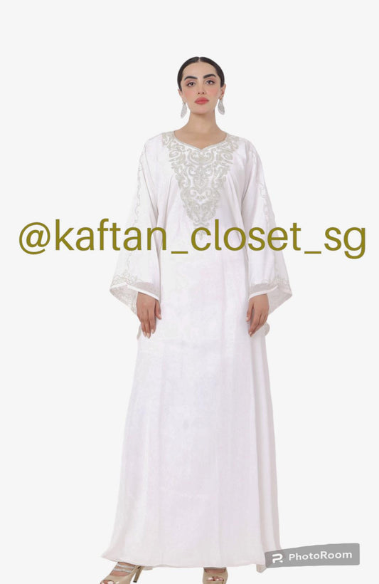Eva - Flair Sleeves White
