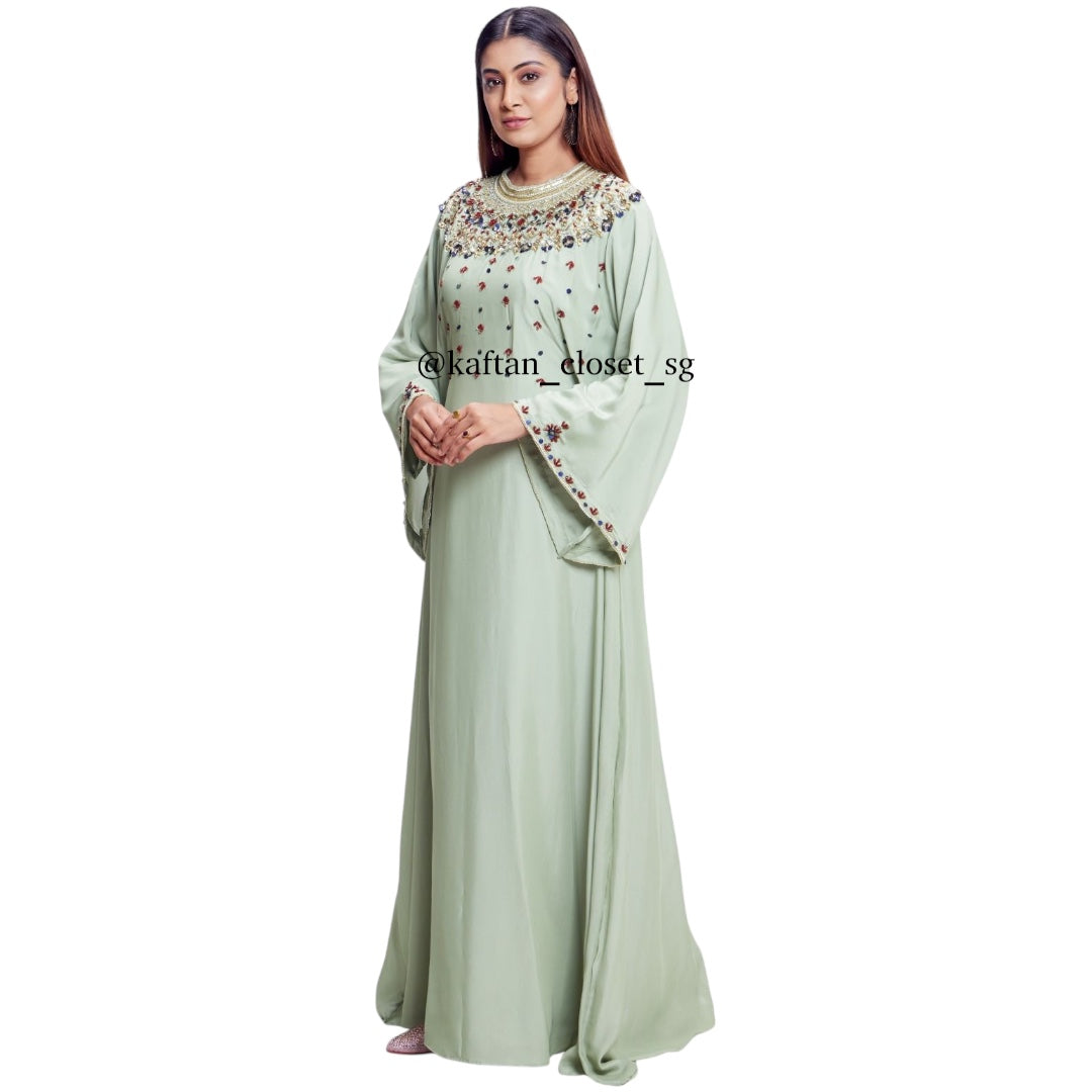 Allure II (High Neck)- Sage Green