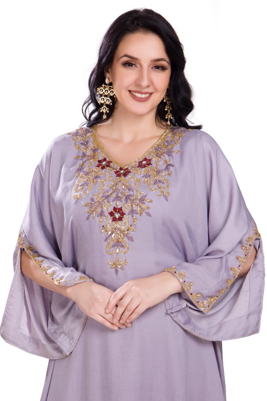 Naura II- Slit sleeves - Lilac