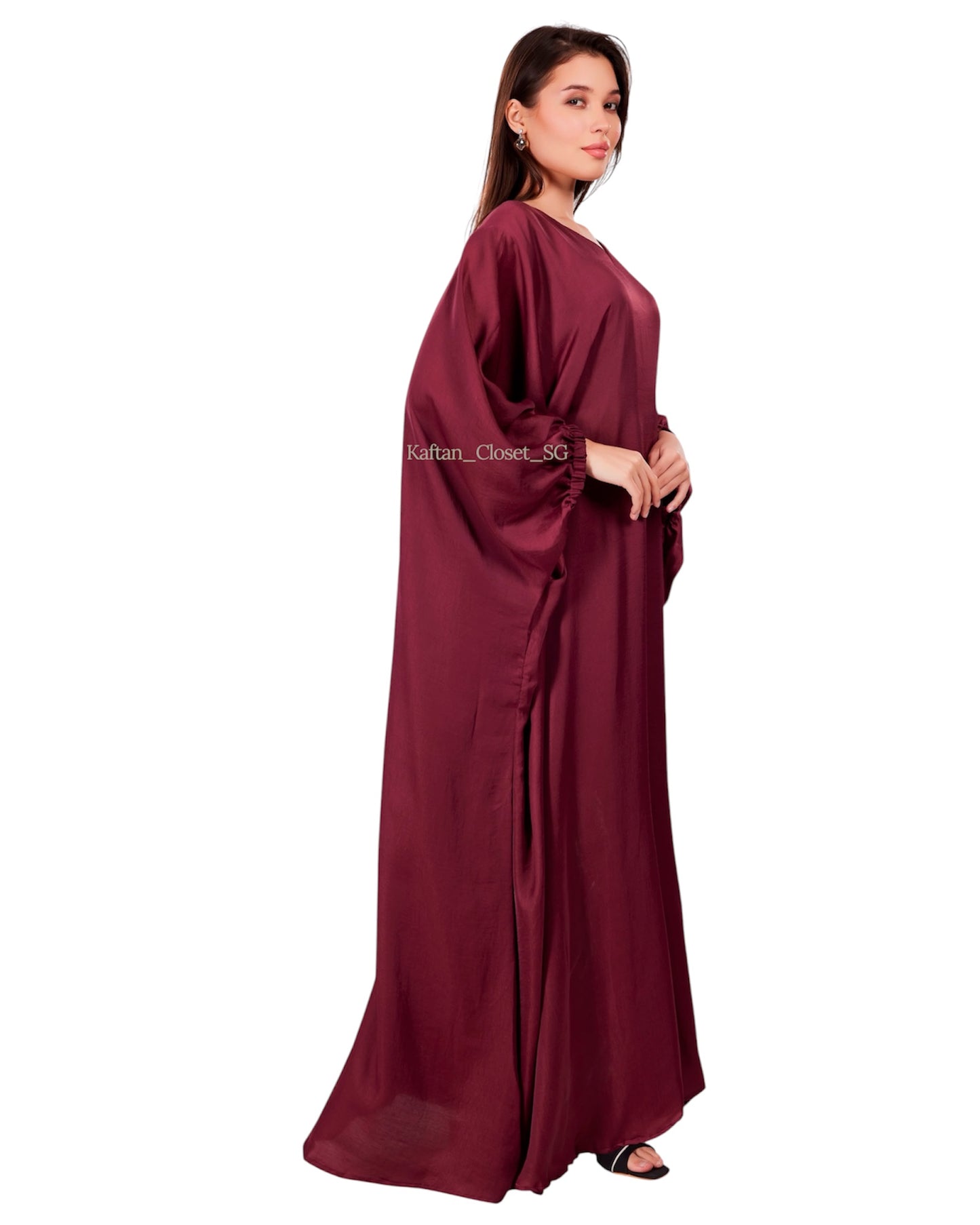 Lantern- Linen Blend (Burgundy)