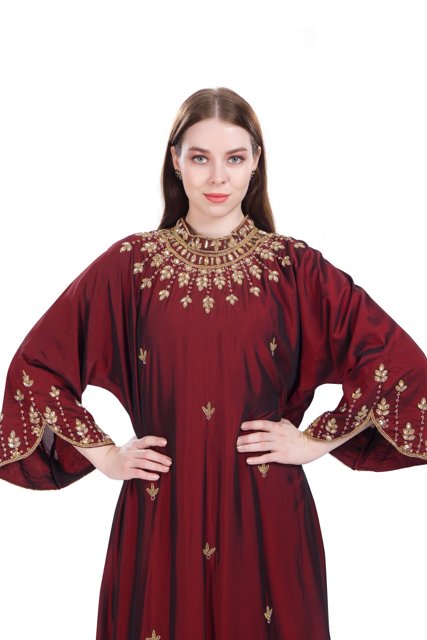 Bianca High Neck - Maroon