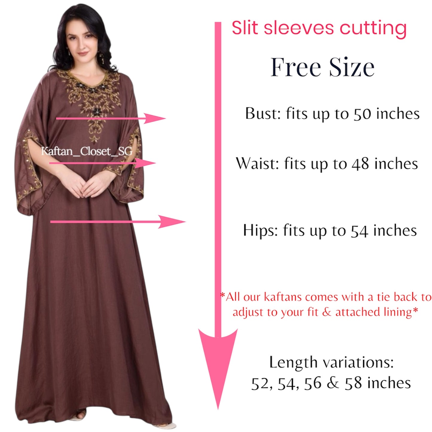 Naura II- Slit sleeves - Black