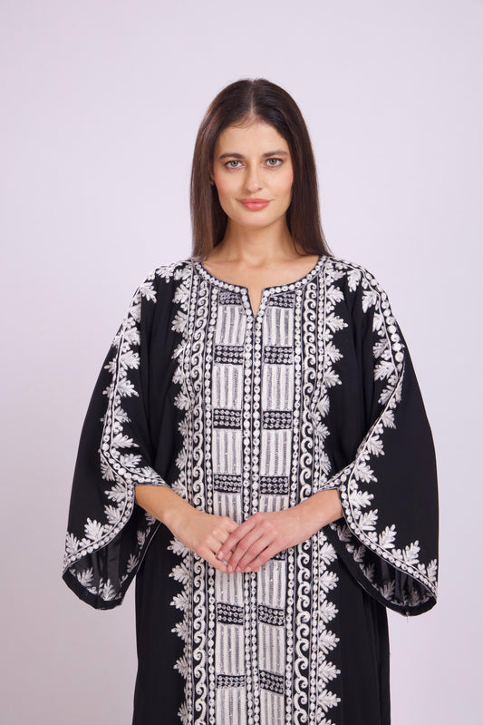 Bahati Embroidery- Black