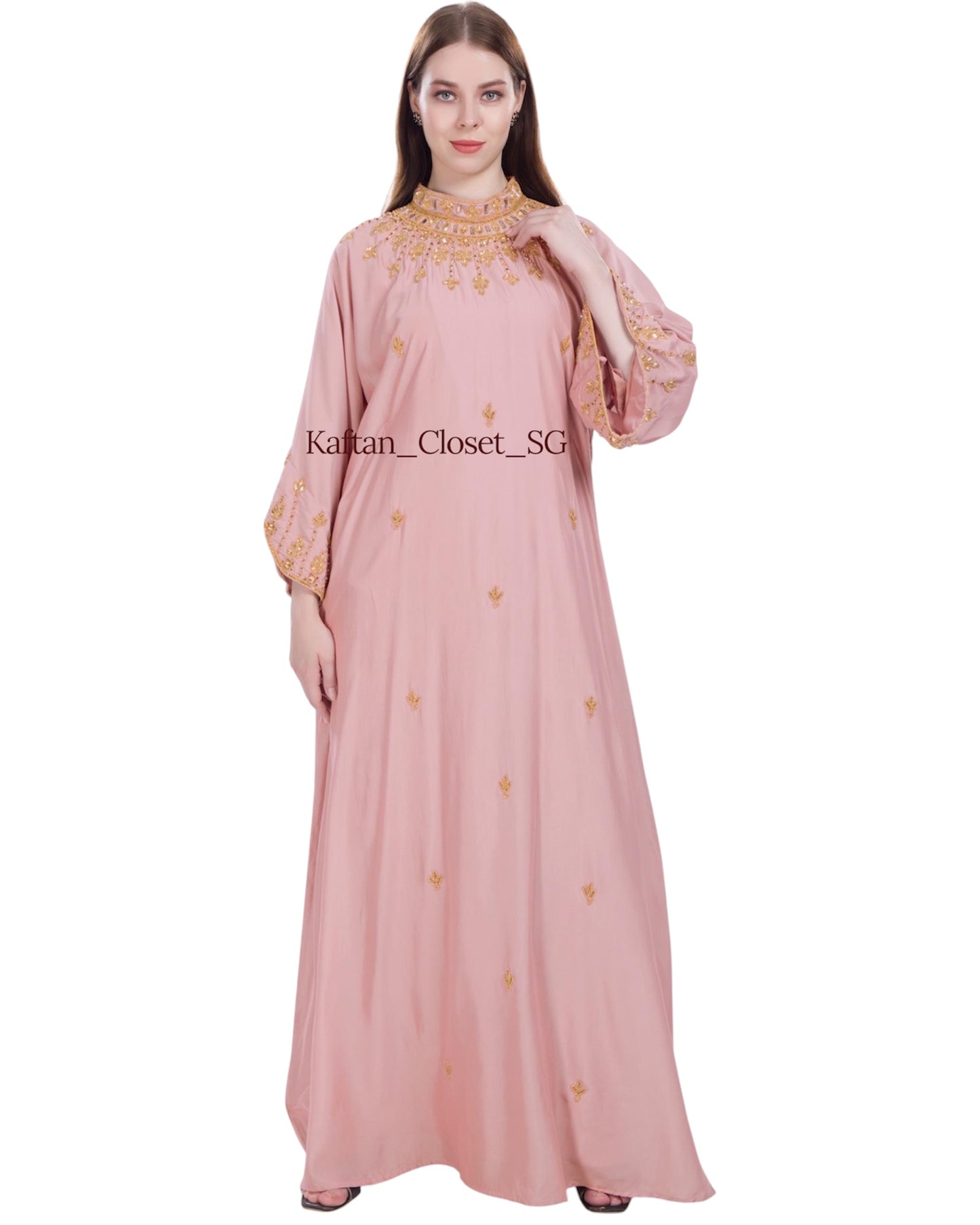 Bianca High Neck - Baby Pink