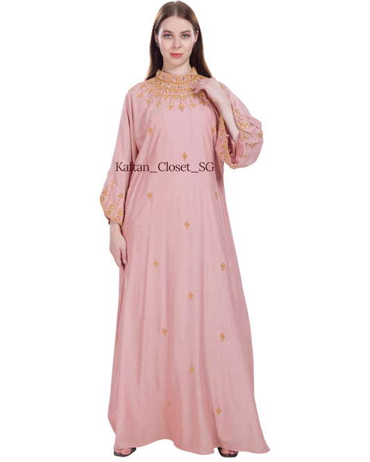 Bianca High Neck - Baby Pink