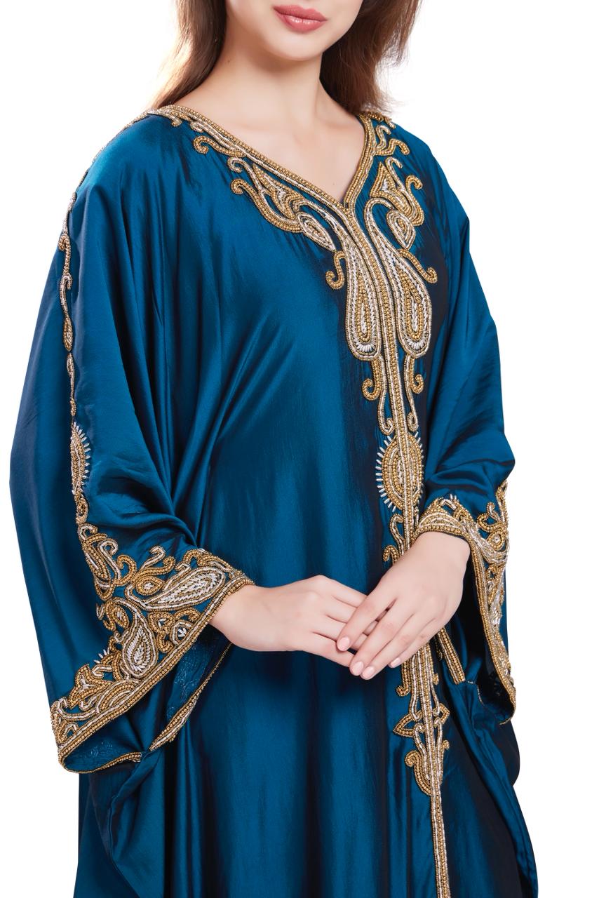 Dahlia Series- Teal Blue