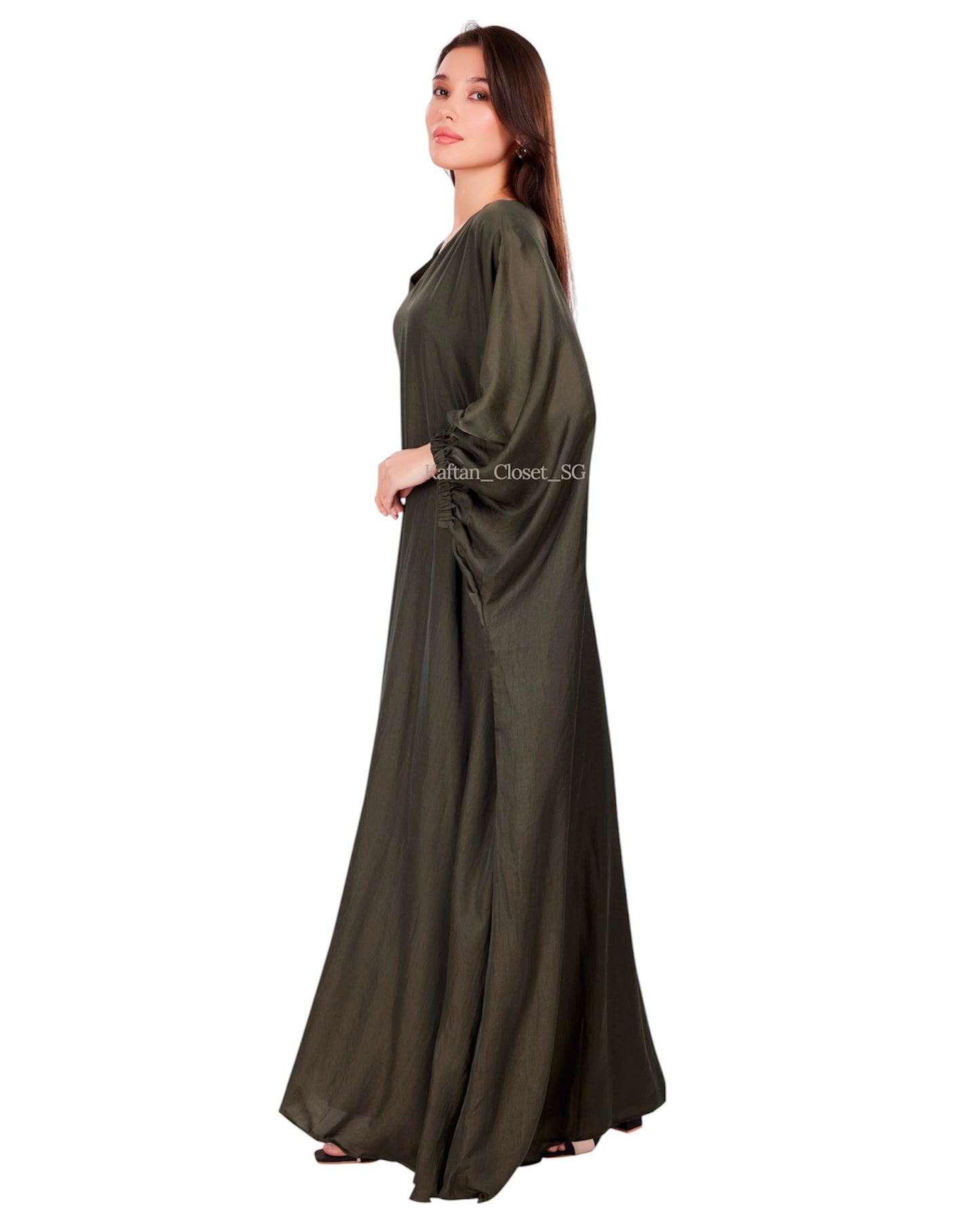 Lantern- Linen Blend (Army Green)