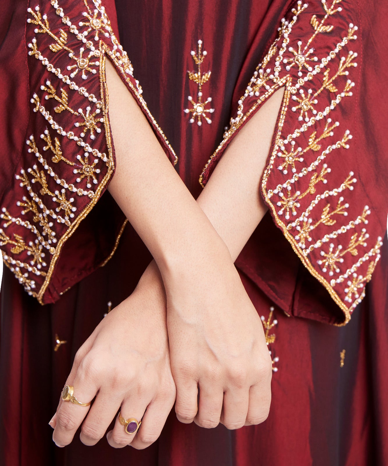 Juliette High Neck- Maroon