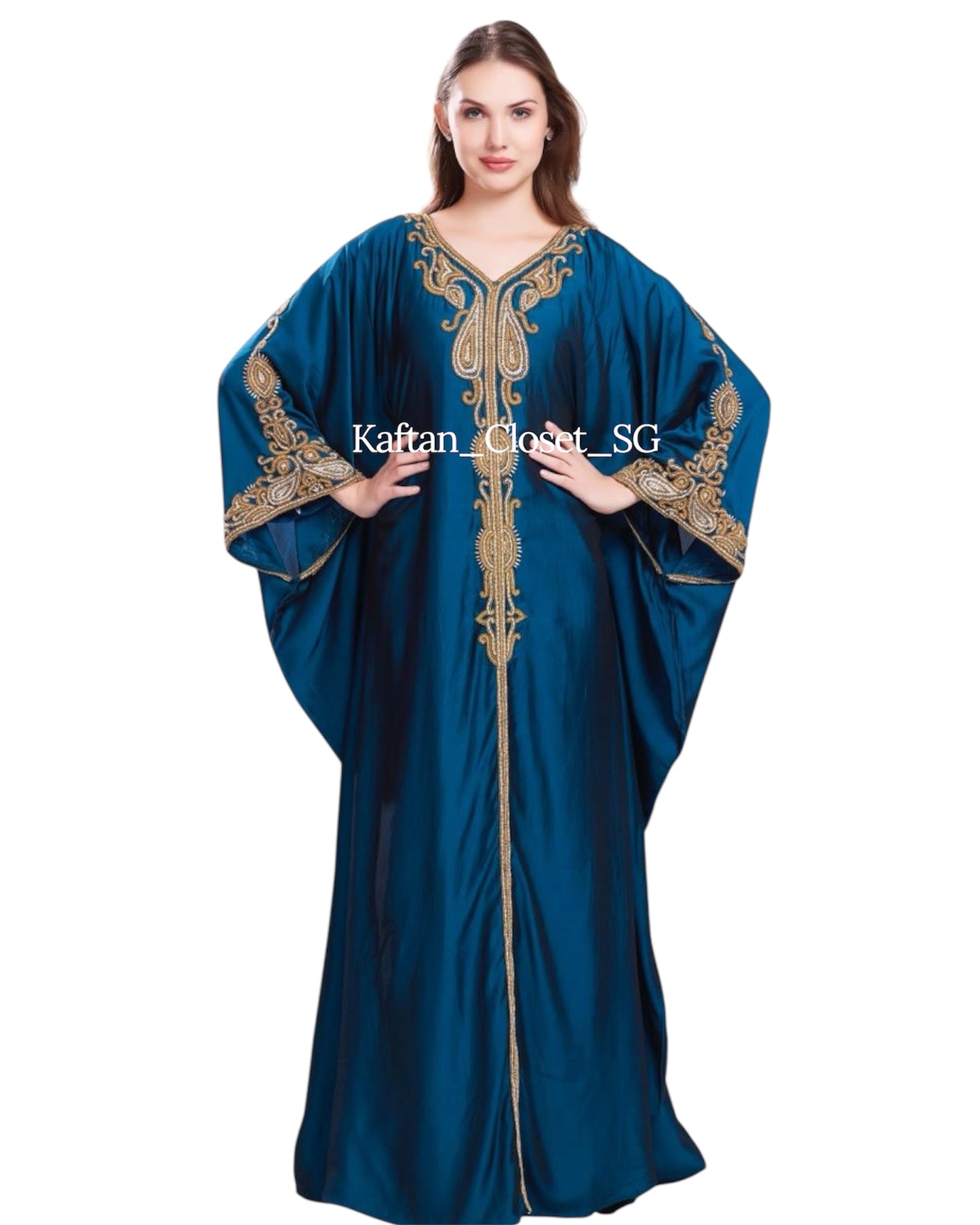 Dahlia Series- Teal Blue