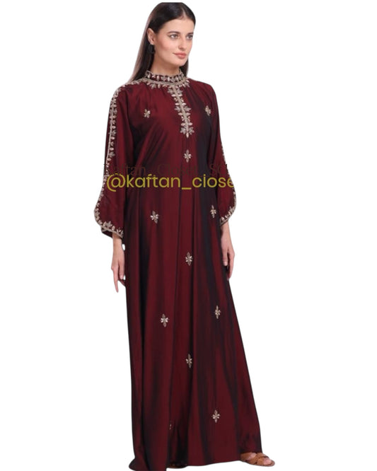 Inka High Neck - Maroon