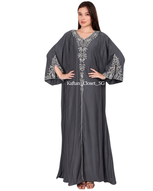 Sandra Series -  Dark Grey (Slit Sleeves)