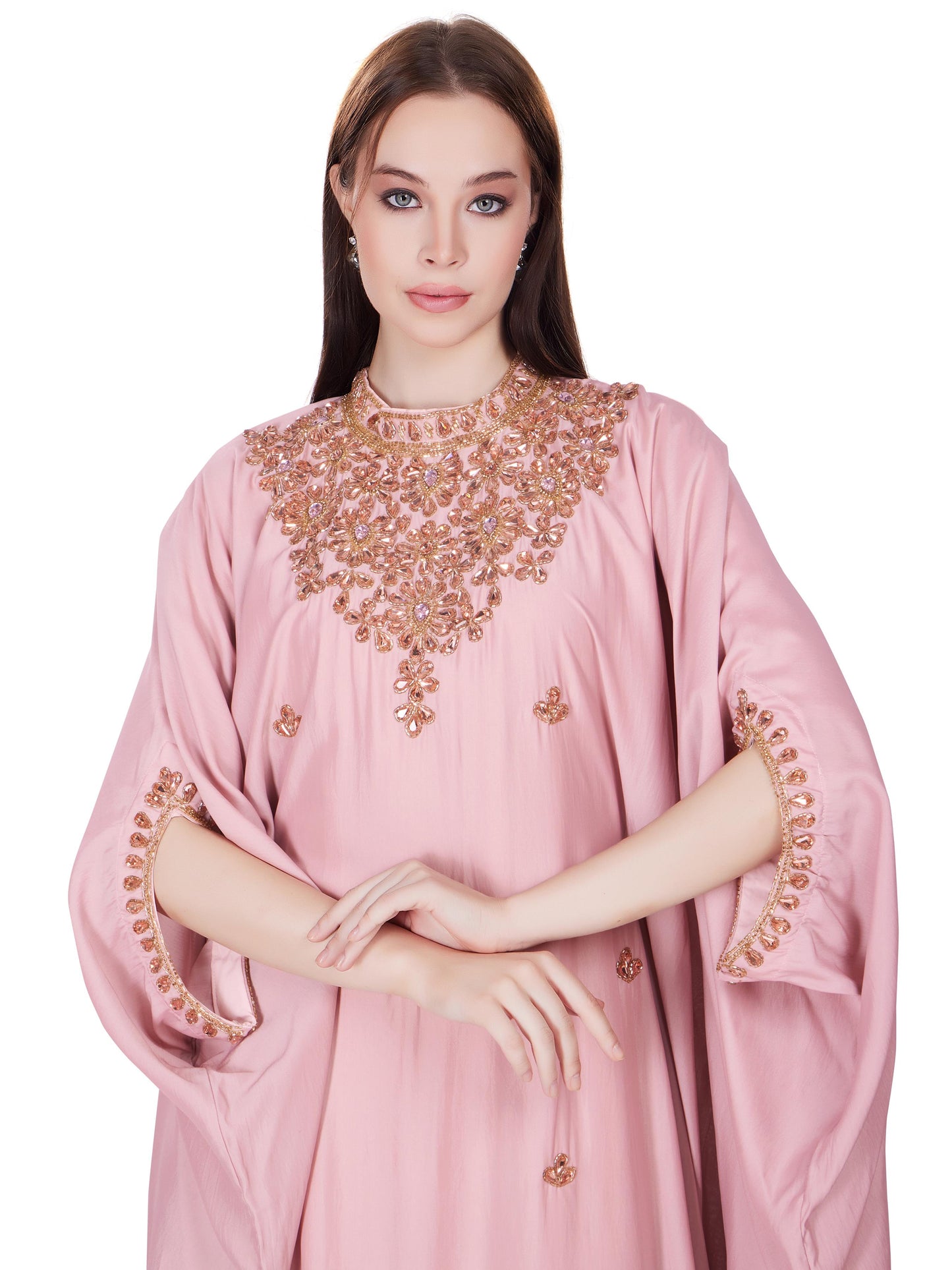 Rhea High Neck Series- Baby Pink