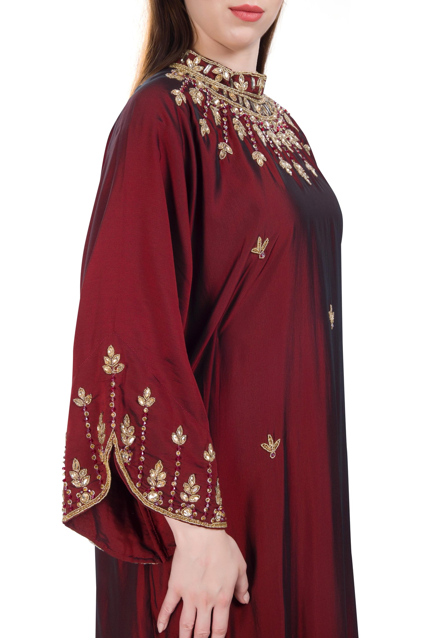 Bianca High Neck - Maroon