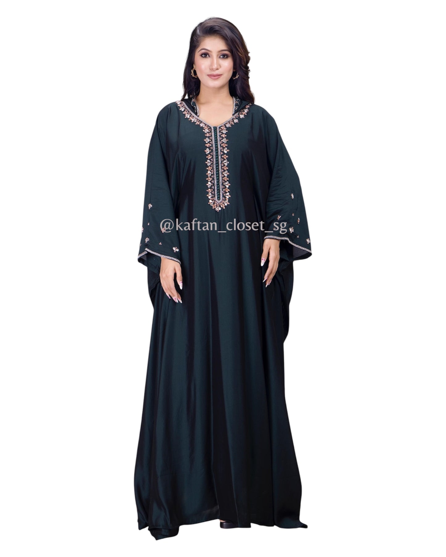 Huda Series- Hoodie Style (Midnite Green)