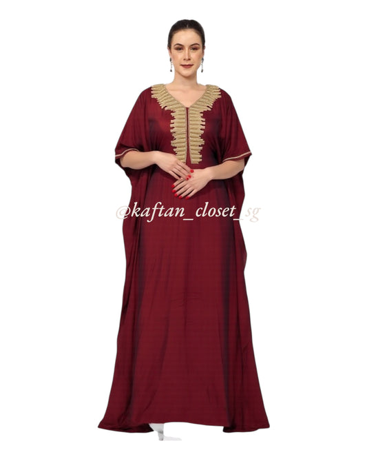 Nova short sleeves- maroon