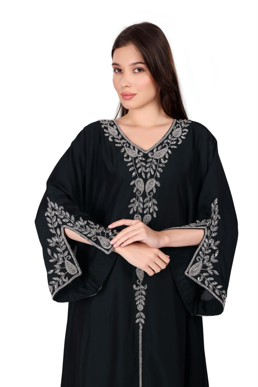 Sandra Series - Black (Slit Sleeves)