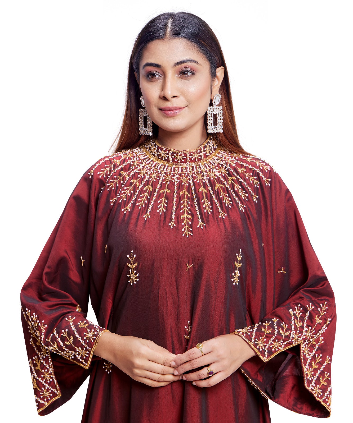 Juliette High Neck- Maroon