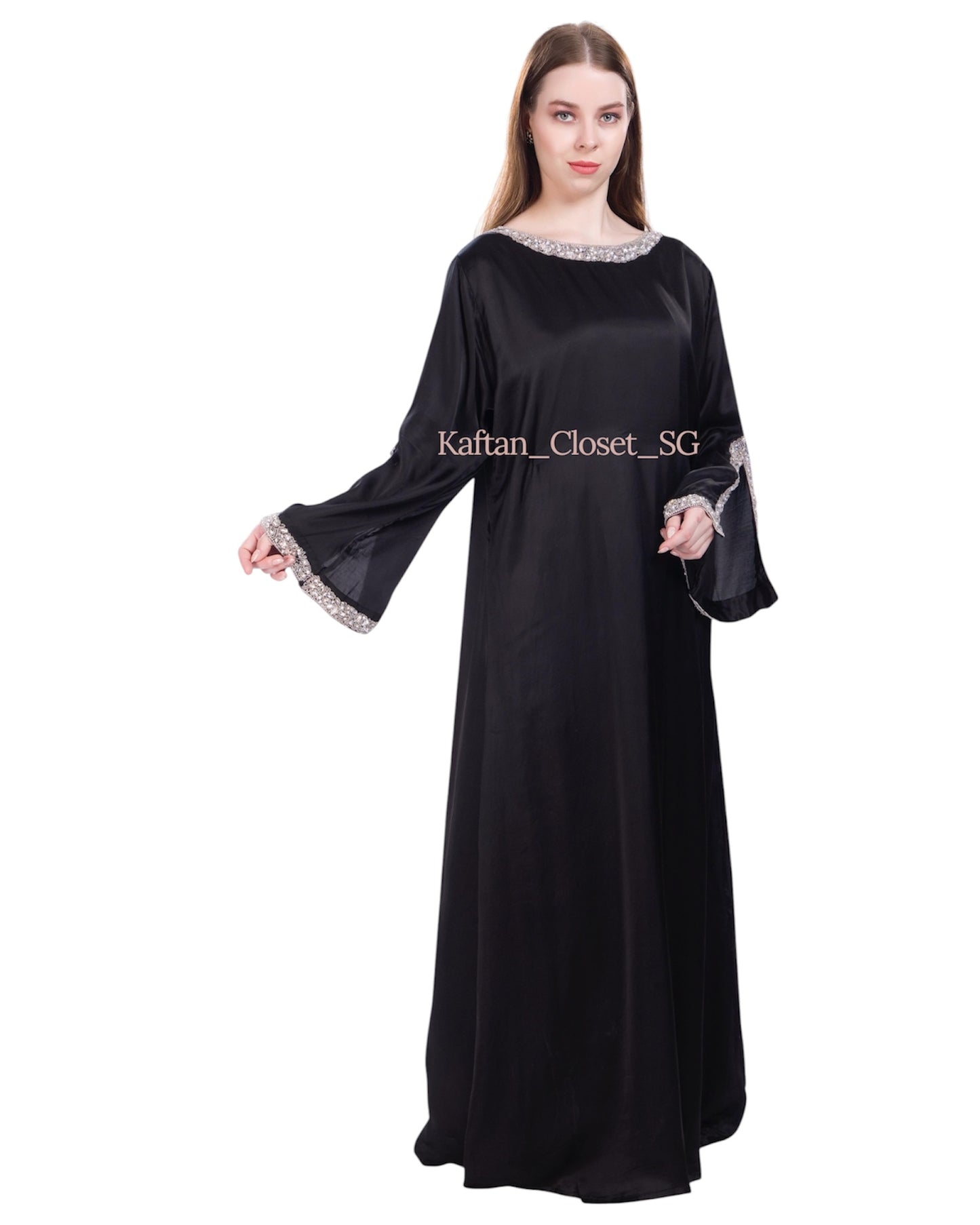 Jacinda Satin Series- Black