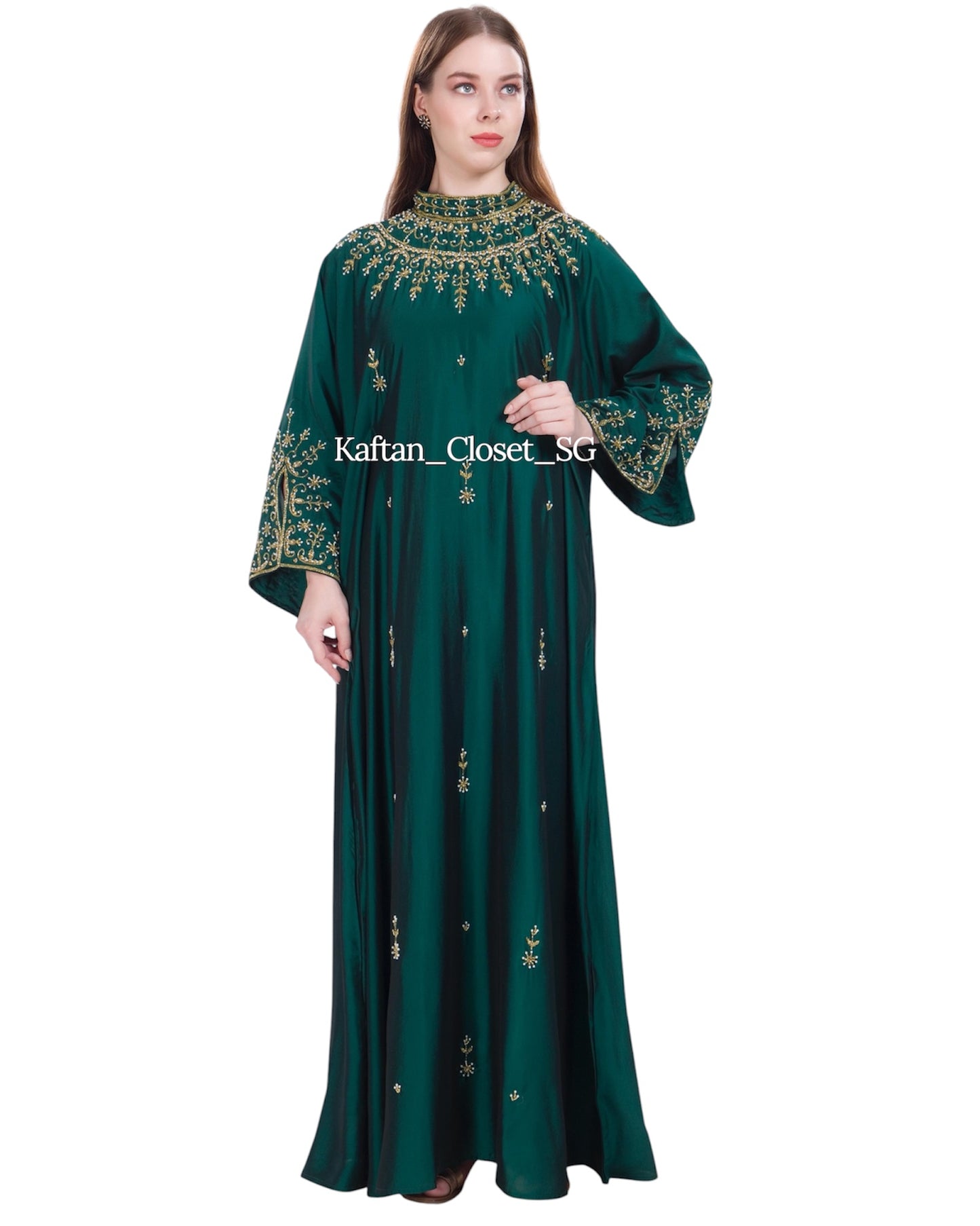 Juliette II High Neck- Emerald Green
