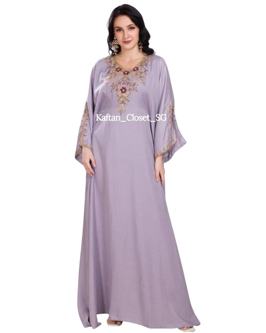 Naura II- Slit sleeves - Lilac