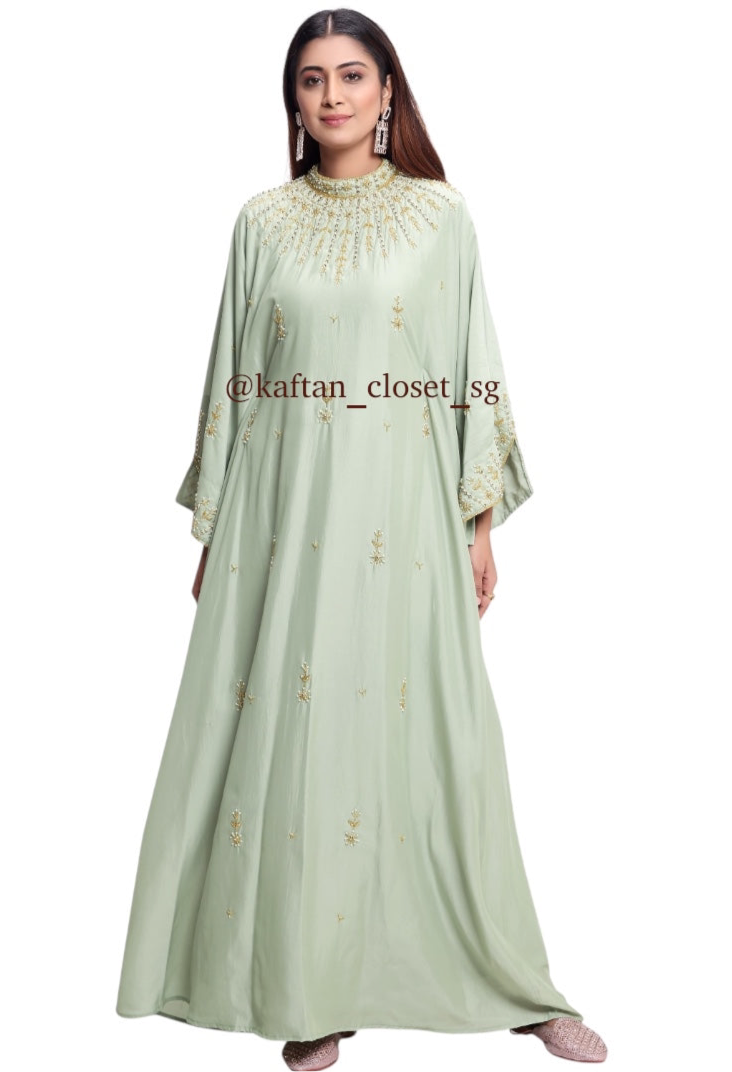 Juliette High Neck- Sage Green