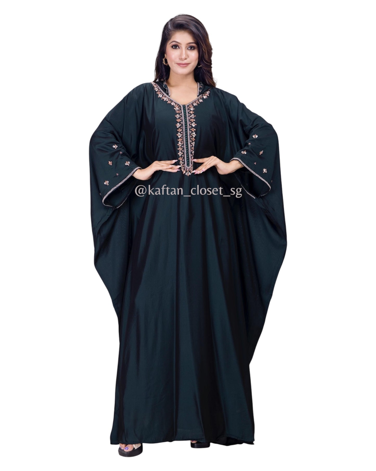 Huda Series- Hoodie Style (Midnite Green)