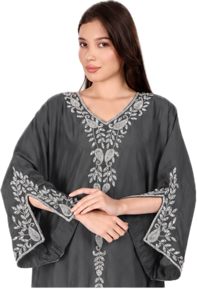 Sandra Series -  Dark Grey (Slit Sleeves)
